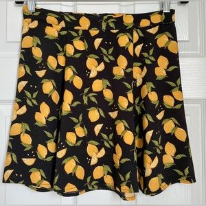 🍋HOST PICK🍋 LIKE NEW REFORMATION Flounce Mini Skirt in Lemon Drop